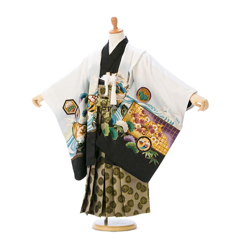 七五三 5歳 男の子 着物 5歳 753 男 フルセットレンタル 着付け