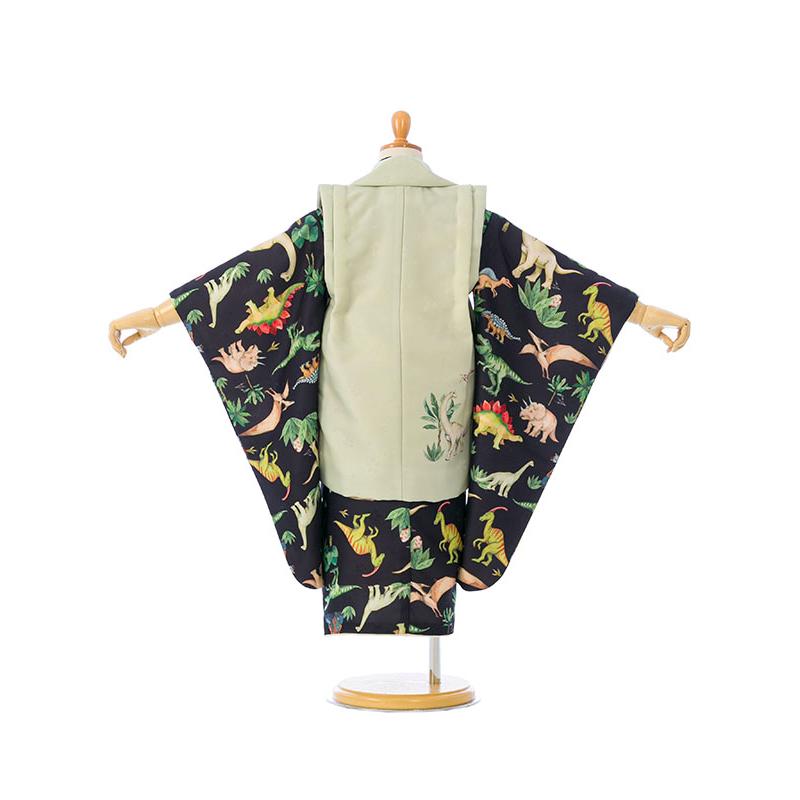 着物レンタル|被布セット|90〜100cm|七五三 着物 3歳 男|被布着物