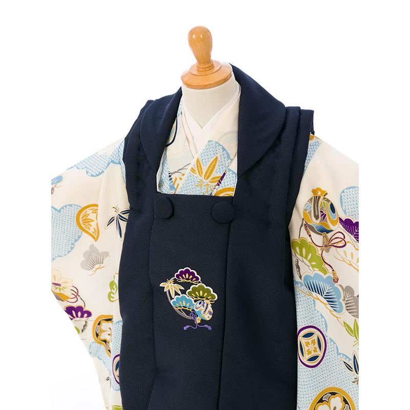 七五三 ３歳着物男の子被布セット 90-100cm 着物レンタル|被布セット|90〜100cm|七五三 着物 3歳 男|被布