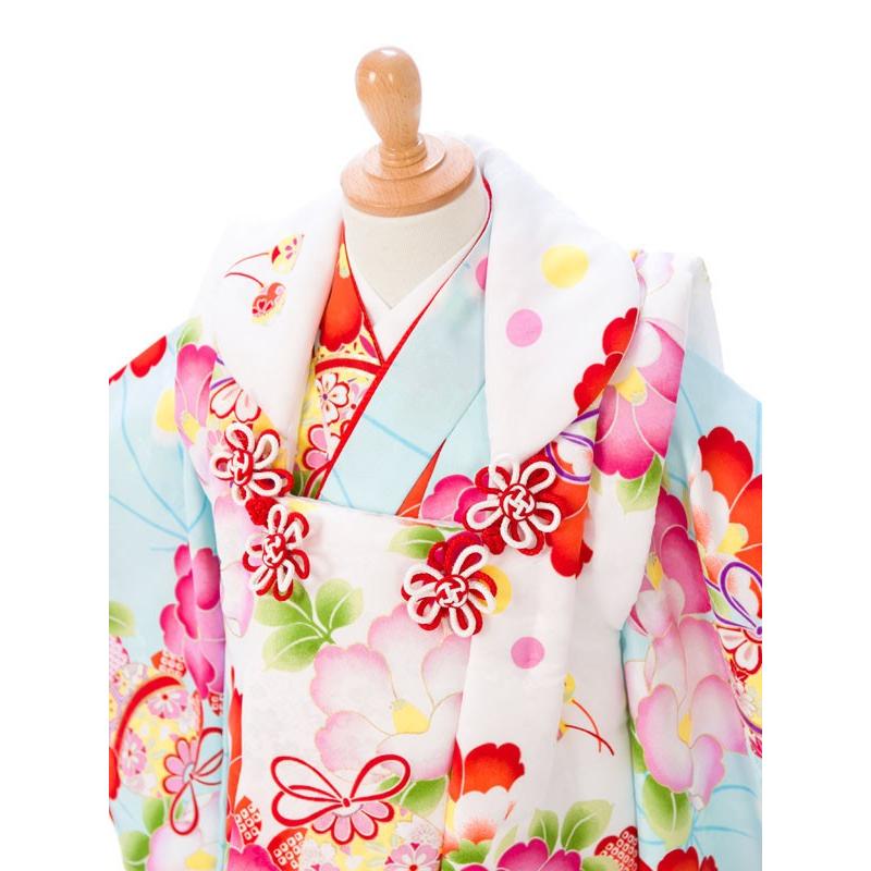 七五三　3才　椿 楽天市場】七五三 着物 3歳 レンタル 七五三 3歳 被布 セット