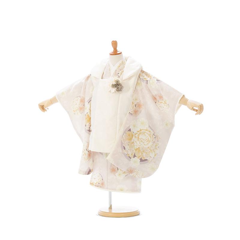 ぷちぷり|被布| 七五三着物3歳 女の子(被布)フルセット(ピンク系