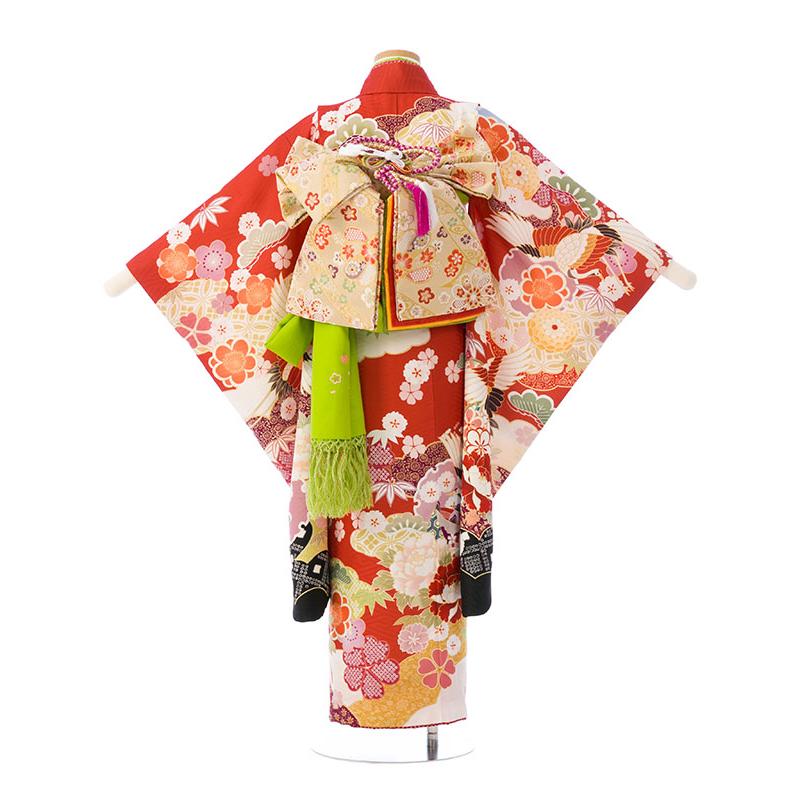 レンタル着物|7歳女の子|式部浪漫|110〜120cm|七五三着物レンタルフル