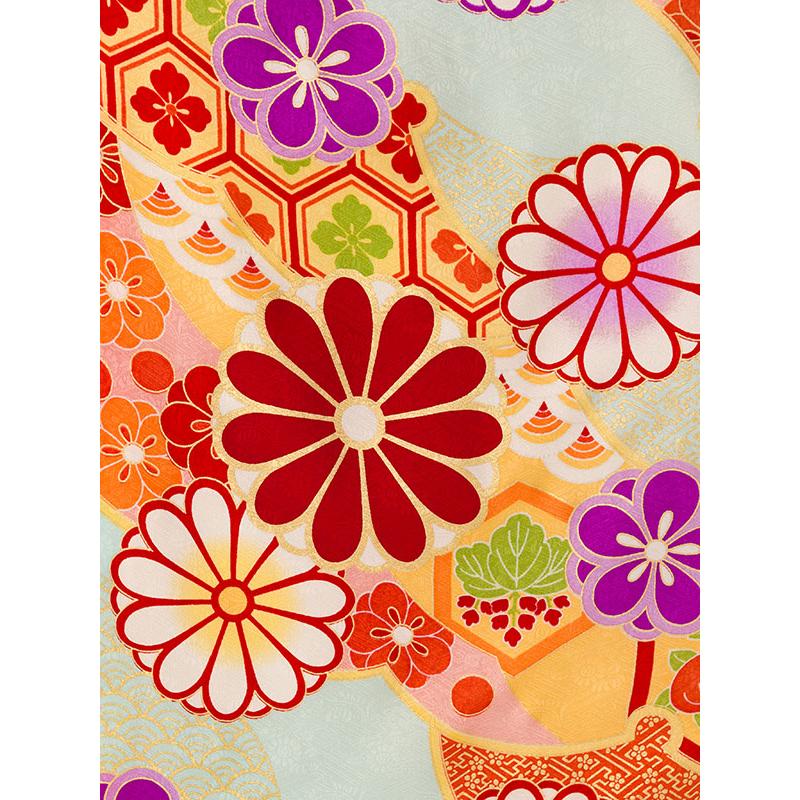 【セール中】七五三7歳120サイズ　7-16 七五三 着物 7歳 フルセット 販売 選べる9柄 七歳用七五三四つ身