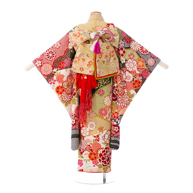 レンタル着物|7歳女の子|110〜120cm|七五三着物レンタルフルセット