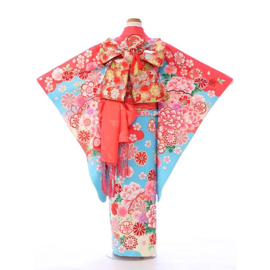 七五三 着物 7歳 フルセット 七五三7歳着物 レンタル 女の子 簡単な