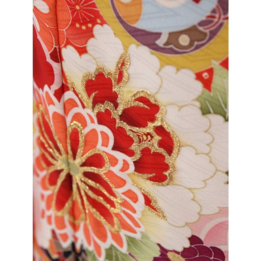 式部浪漫｜古典柄の七五三着物レンタルフルセット（ピンク系）｜女の子