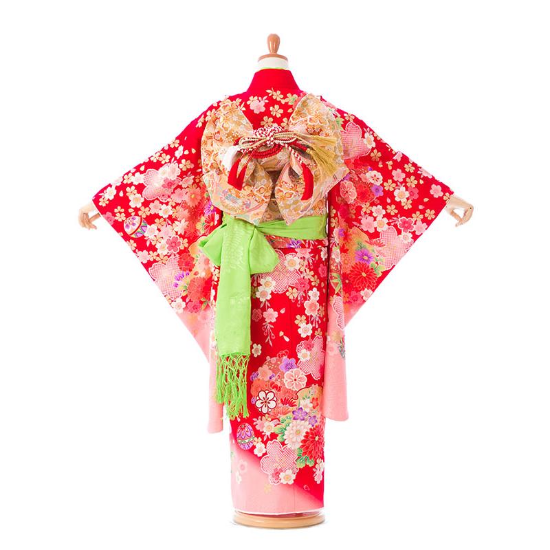 正絹|七五三 レンタル衣装 |7歳女の子|七五三着物レンタルフルセット