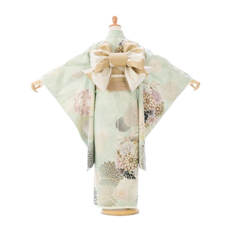 JAPAN STYLE|上質|七五三着物レンタルフルセット(ブルー系)|女の子(七