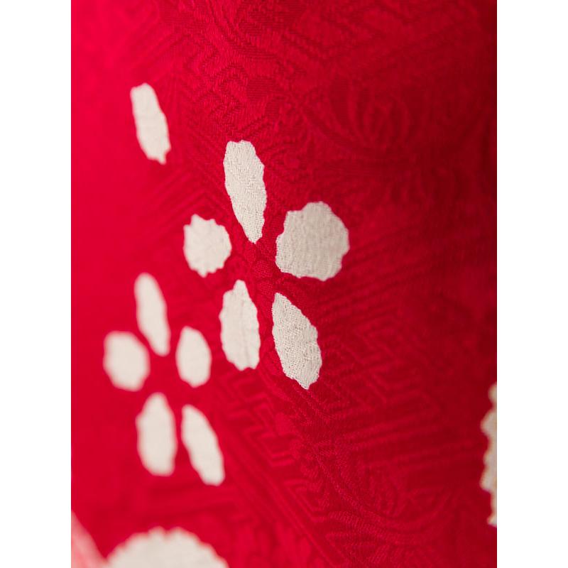 正絹|着物レンタル|7歳|古典|七五三着物レンタルフルセット(赤系