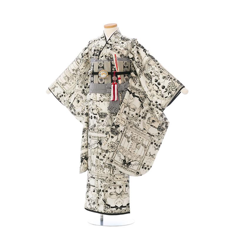 シュセット|115〜125cm|七五三着物レンタルフルセット(白系)|女の子(七