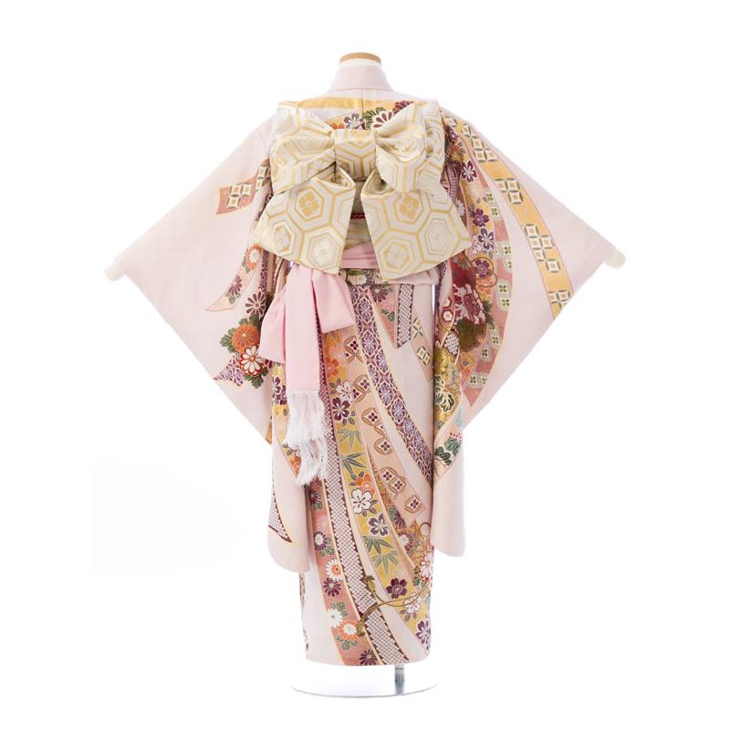 特選正絹|友禅|115〜125cm|七五三着物レンタルフルセット(ピンク系)|女の子(七歳) HAP7306_2