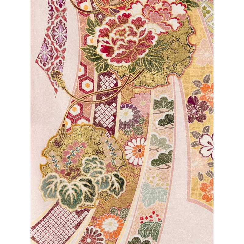 特選正絹|友禅|115〜125cm|七五三着物レンタルフルセット(ピンク系)|女の子(七歳) HAP7306_5