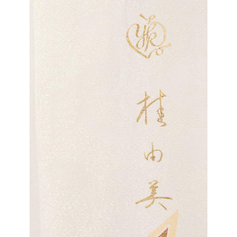 特選正絹|友禅|115〜125cm|七五三着物レンタルフルセット(白系)|女の子(七歳) HAP7308_7