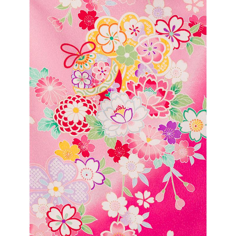レンタル着物|7歳女の子|陽気な天使|115〜125cm|七五三着物レンタル