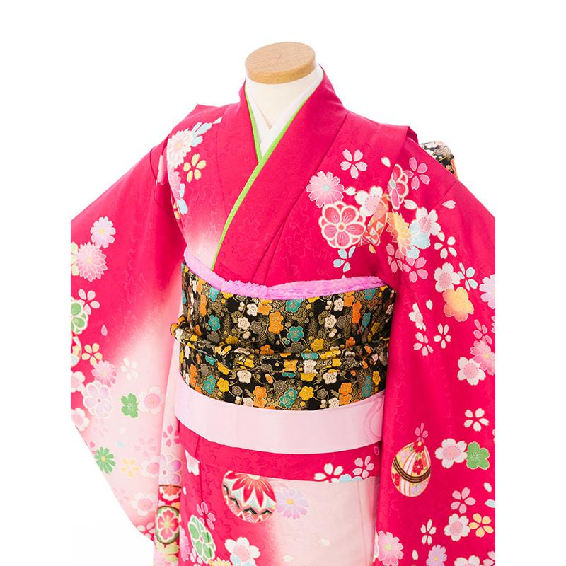 レンタル着物|7歳女の子|椿姫|110〜120cm|七五三着物レンタルフル