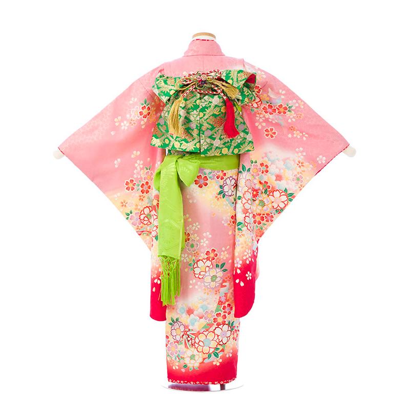 七五三 着物 7歳 フルセット 七五三 レンタル 女の子 簡単な着付け方