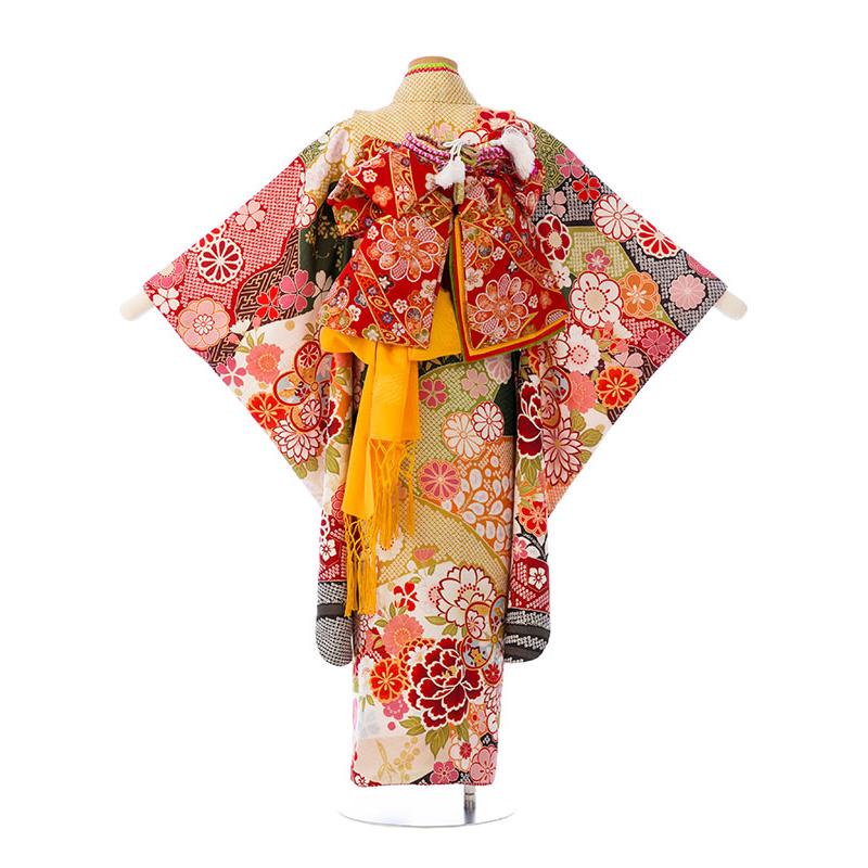 レンタル着物|7歳女の子|式部浪漫|110〜120cm|七五三着物レンタルフル