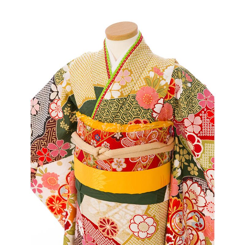 レンタル着物|7歳女の子|式部浪漫|110〜120cm|七五三着物レンタルフル