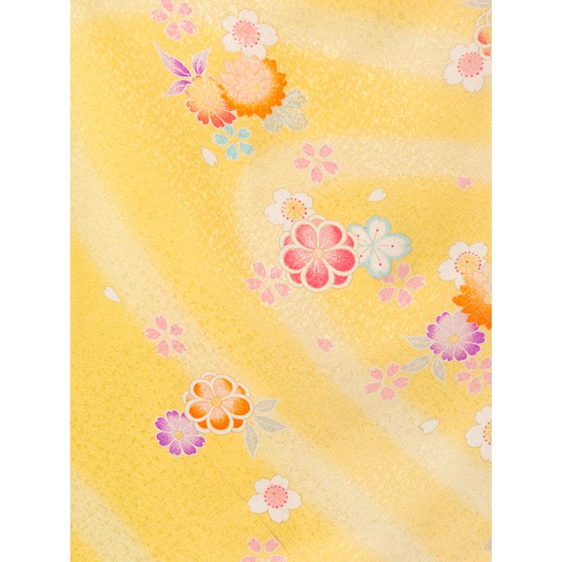 被布セット|陽気な天使|90〜100cm|七五三着物3歳|女の子(被布)フル