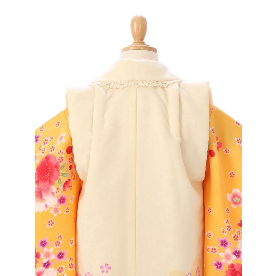 被布セット|85〜95cm|七五三着物3歳|女の子(被布)フルセット(イエロー