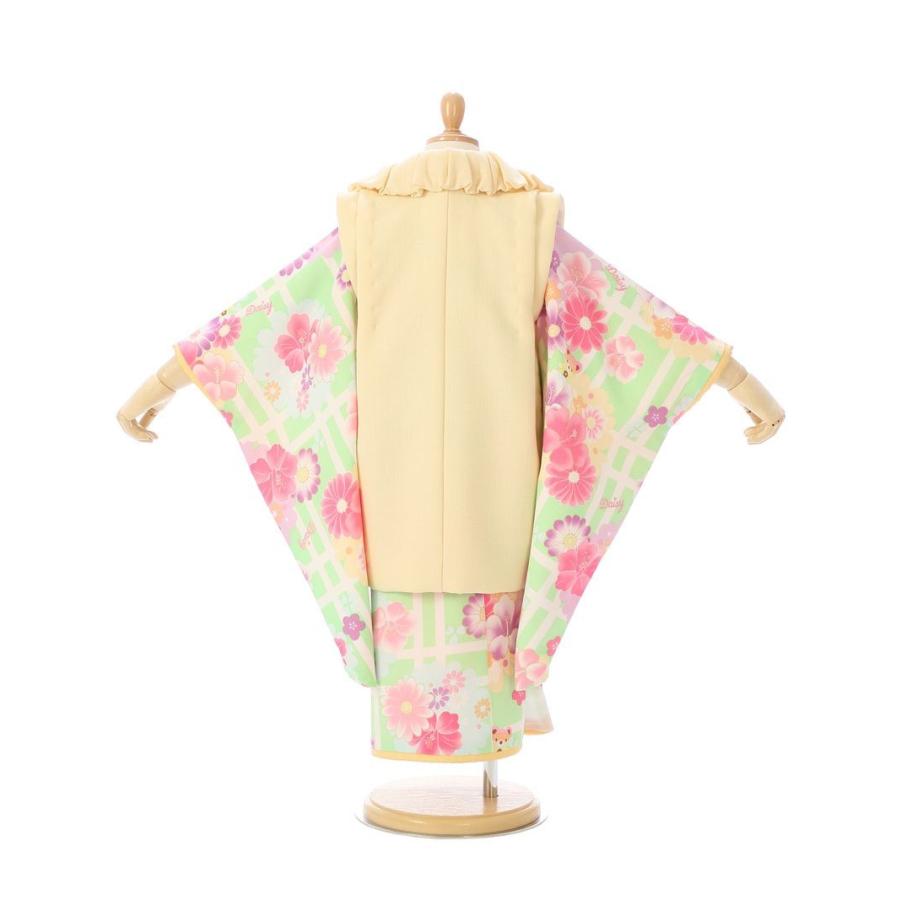 被布セット 3歳 パステル調七五三着物3歳 女の子(被布)フルセット