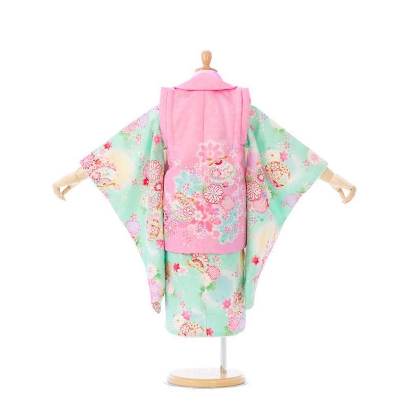 753 着物 3歳 七五三 3歳 753 着物｜ h-235 ブランド 花ひめ 彩花 鈴