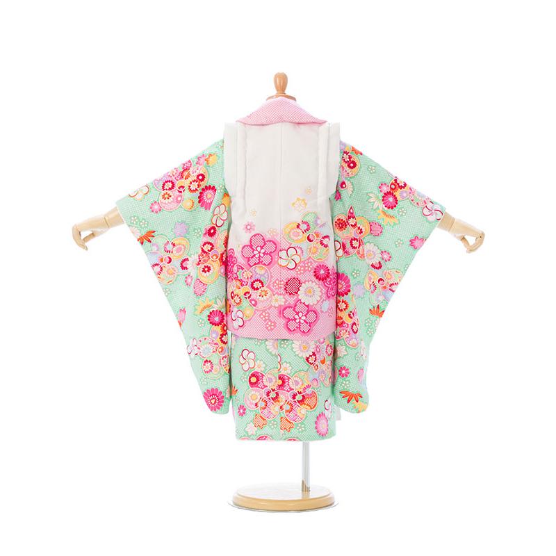 753 着物 3歳 七五三 3歳 753 着物｜ h-272 七五三 ブランド 花うさぎ