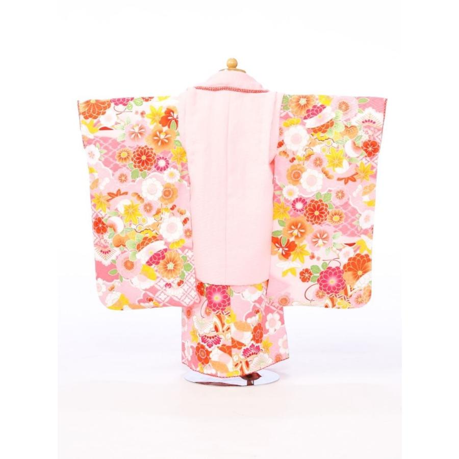 753 着物 3歳 七五三 3歳 753 着物｜ E-H-314 式部浪漫 被布：ピンク