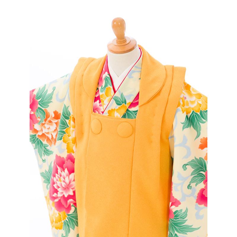 被布セット|90〜100cm|七五三着物3歳|女の子(被布)フルセット(イエロー