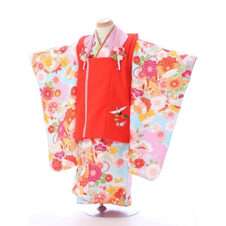 3歳】七五三 着物 被布エプロン 肌着 ヘッドパーツのセット 七五三 3歳