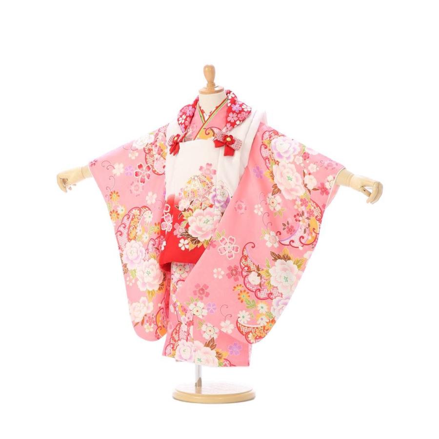 タグ付き Kansai 浴衣 作り帯 セット 紫花柄 ピンク 夏祭り 花火 新品