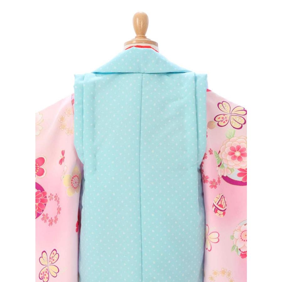 被布セット|90〜100cm|七五三着物3歳|女の子(被布)フルセット(水色系