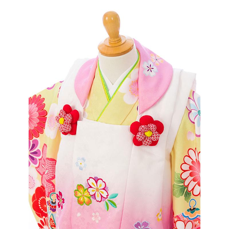 七五三✿七五三着物✿3歳女の子✿着物✿被布✿被布セット✿着付け小物✿3歳✿正絹 被布 2歳｜七五三着物3歳 女の子(被布)フルセット（イエロー系