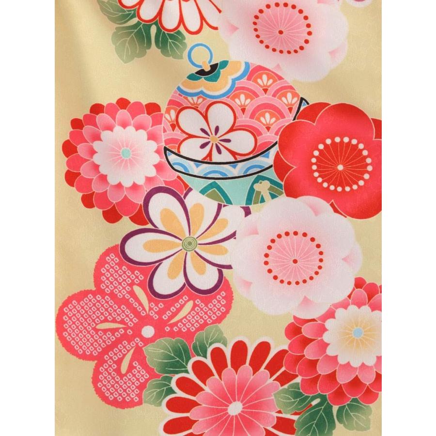 被布 2歳｜七五三着物3歳 女の子(被布)フルセット（イエロー系