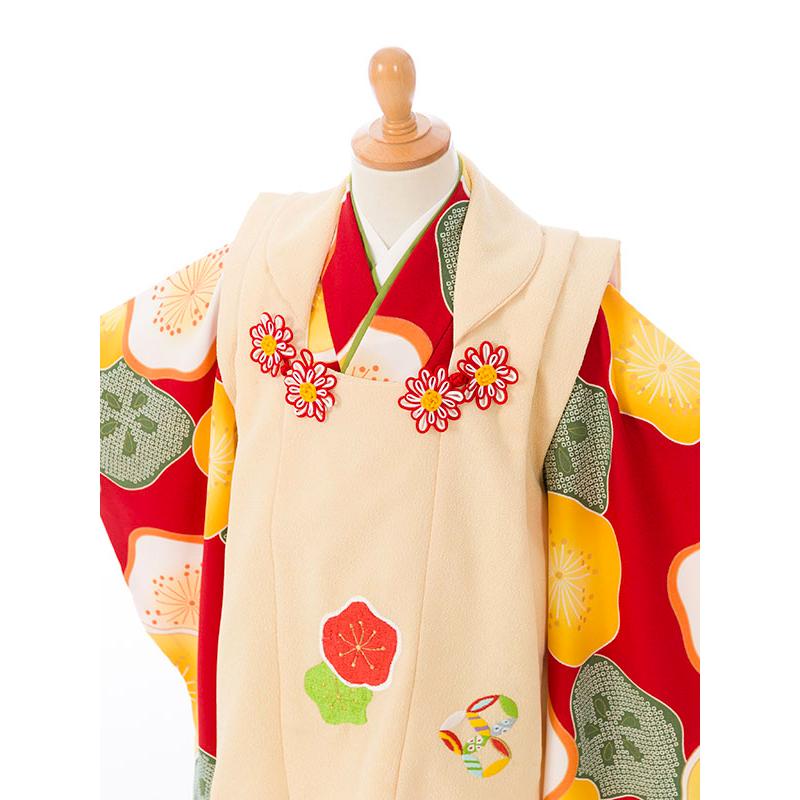 七五三|3歳女児|被布|対応身長:90~100cm|花わらべ|#HAPH603 : e-きもの