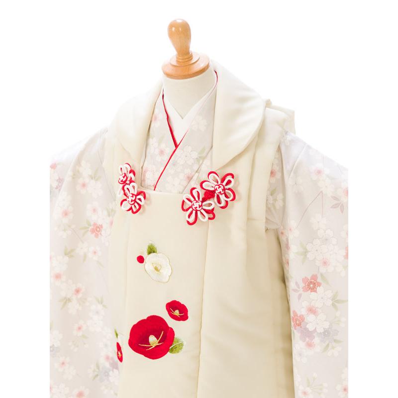 被布着物|95〜105cm|七五三着物3歳 女の子(被布)フルセット(グレー系