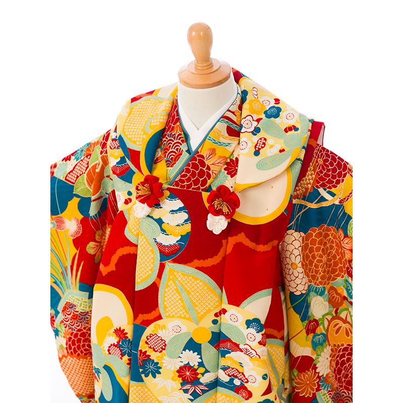 七五三 着物 90-100cm ほぼ新品 被布セット|LOWRYS FARM|90〜100cm|七五三着物3歳|女の子(被布)フル