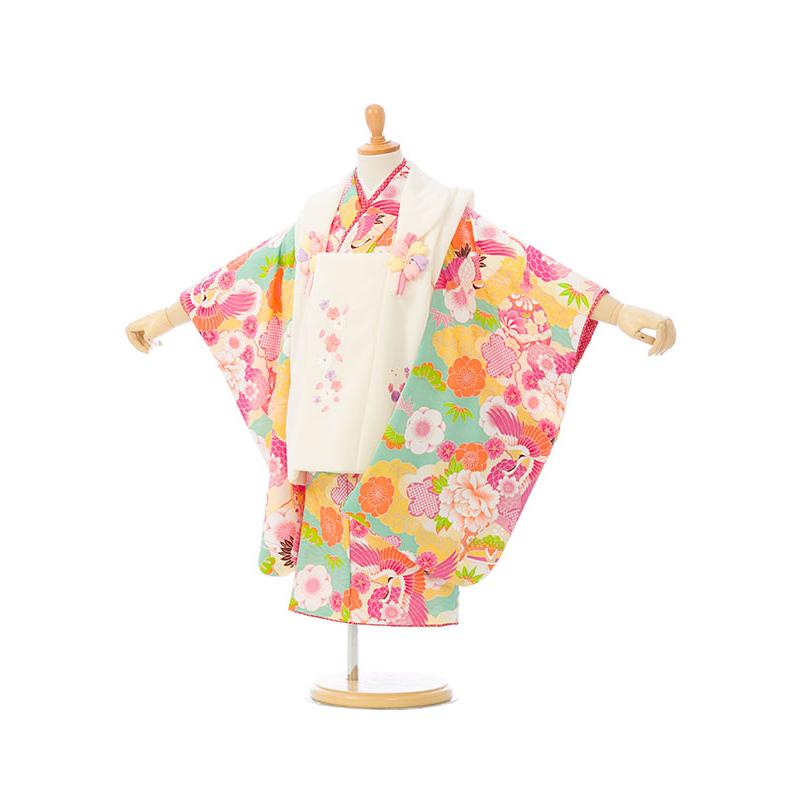 被布セット|式部浪漫|90〜100cm|七五三着物3歳|女の子(被布)フルセット