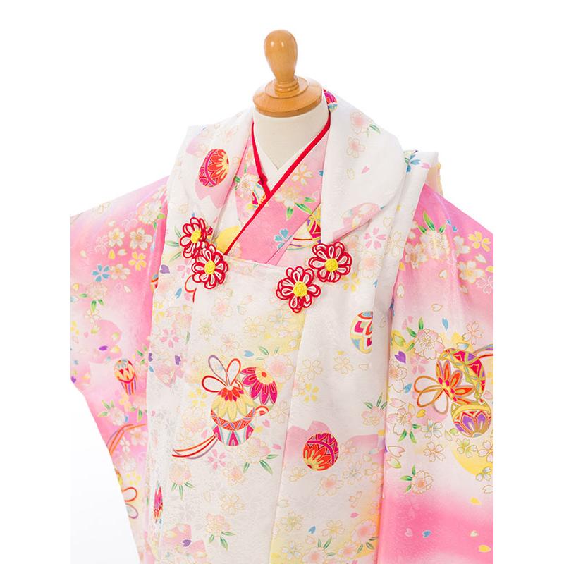 被布セット|90〜100cm|七五三着物3歳|女の子(被布)フルセット(ピンク系