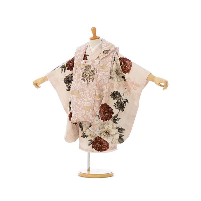 被布セット|JILL STUART|90〜100cm|七五三着物3歳|女の子(被布)フル