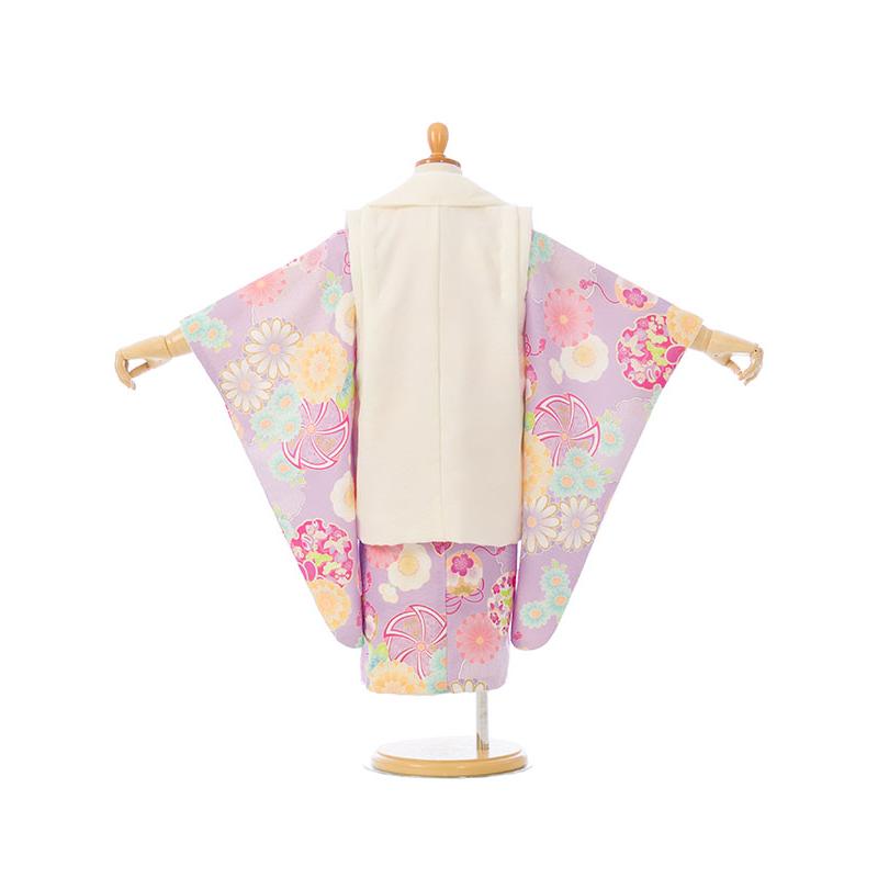 被布セット|式部浪漫|90〜100cm|七五三着物3歳|女の子(被布)フルセット