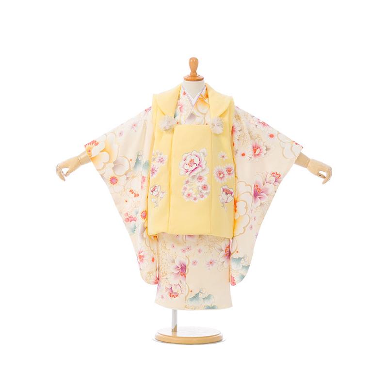 被布セット|Shinako Collection|90〜100cm|七五三着物3歳|女の子(被布
