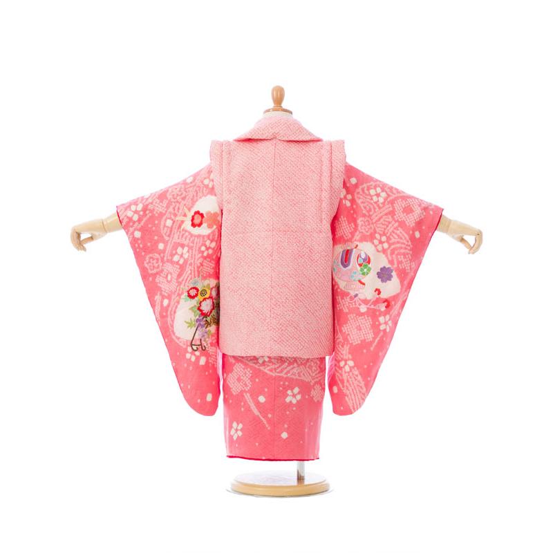 yoyo様の専用です。七五三３歳正絹総絞り新品の被布（中綿無し） yoyo様の専用です。七五三3歳正絹総絞り新品の被布（中綿無し）