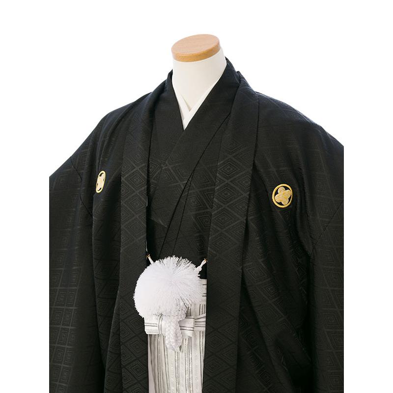 卒業式 羽織袴レンタル ジュニア着物 155cm〜160cm 男の子 1/2成人式 小学生 BV-024U_BW-006-85-7｜e-kimono-rental｜04
