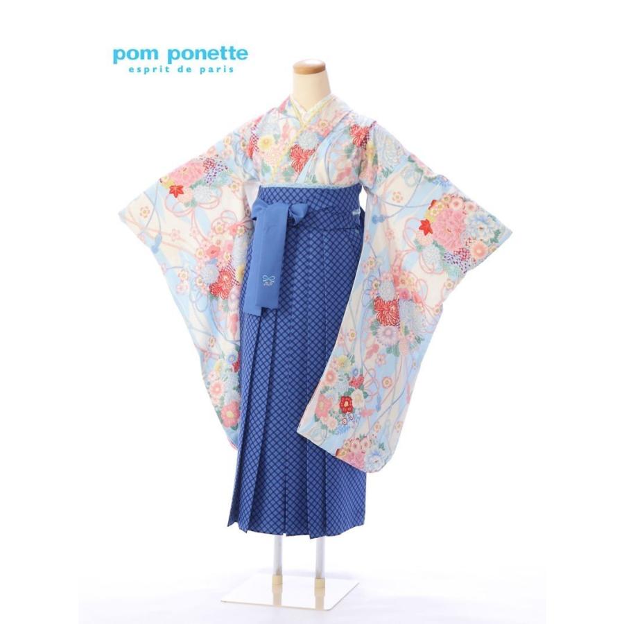pom ponette 148〜153cm 卒業式 袴レンタル 小学生 女の子  E-13-015_E-H180-23-1｜e-kimono-rental