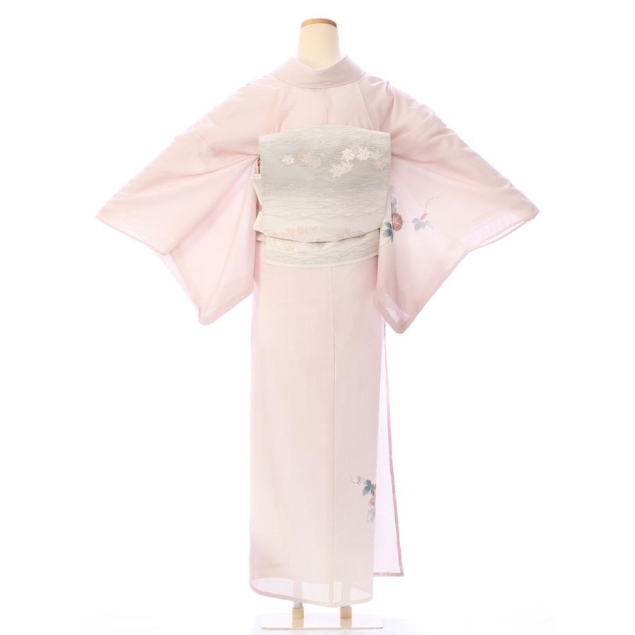 訪問着 フルセット ピンク 164 即発送 夏用 絽 訪問着 フルセット(ピンク系)|訪問着・付下げ 3L38 : e-きもの