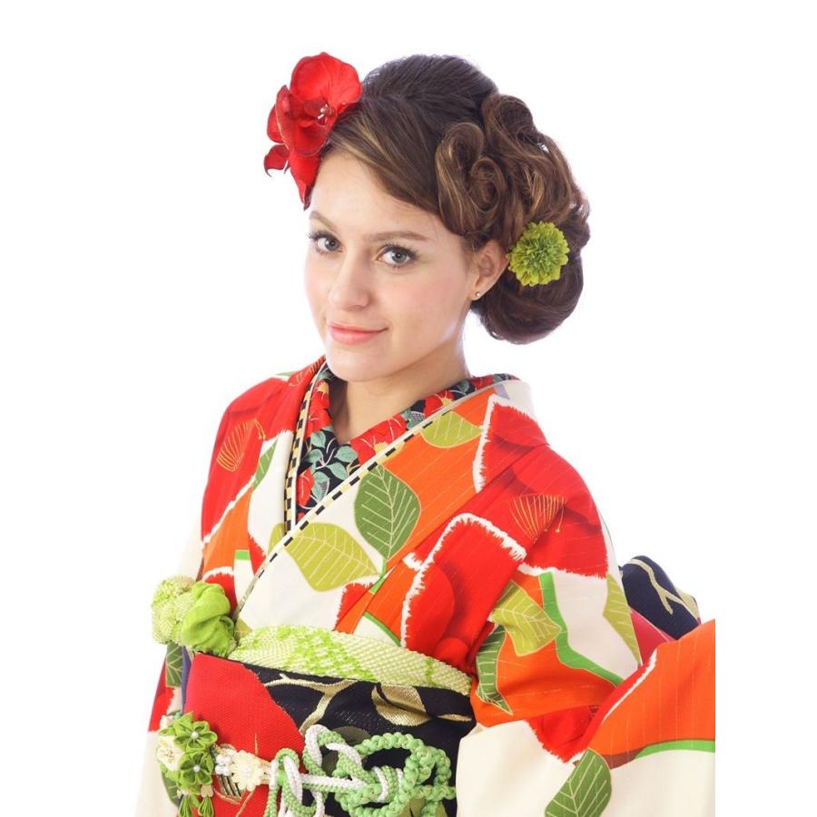 振袖レンタル 1月 0s0034 白 オレンジ 結婚式 成人式 結納 卒業式 レンタル着物 振袖 貸衣装 フルセット 小物一式つき 振り袖 往復送料無料 紅一点 Hfs0093 E きものレンタル Yahoo 店 通販 Yahoo ショッピング