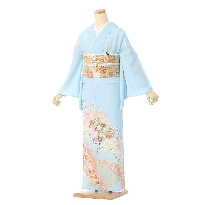 ゆさま【WA-Modern】★★　振袖7点フルセット+お直し代★★ 色留袖(夏用)|Mサイズ|155〜164cm|7〜13号|化繊|単衣|色留袖フルセット