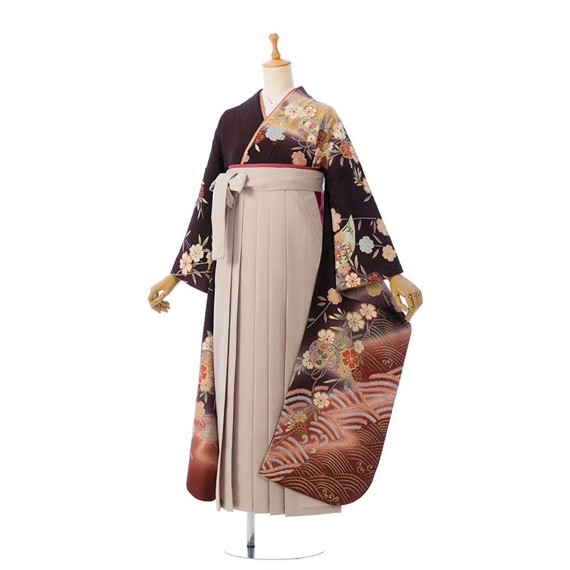 【ema.】ハンドメイド羽織袴セット レンタル 卒業袴 158〜163cm 卒業式 袴セット 大学生 専門学校生 振袖