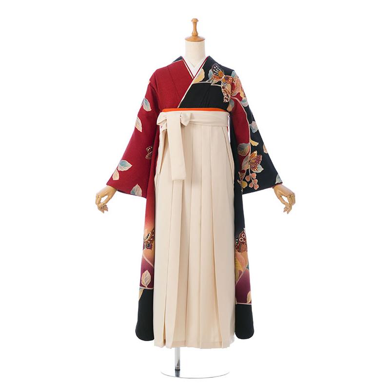 愛　振袖　袴　フルセット　一式 レンタル 卒業袴 153〜158cm 卒業式 袴セット 大学生 専門学校生 振袖